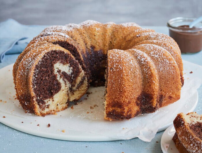 Marmorkuchen mit Nutella