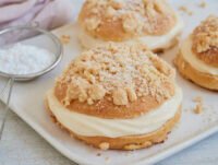Streuseltaler mit Vanillecreme selbst backen