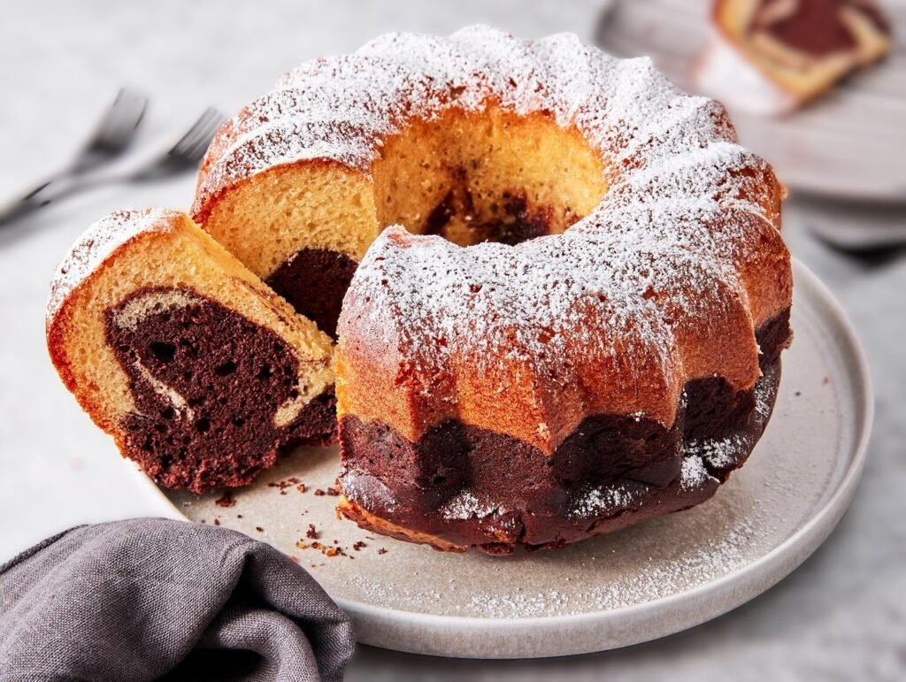 Marmorkuchen mit Schmand
